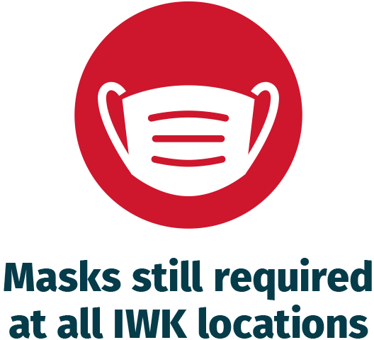 Masks still required at all IWK locations